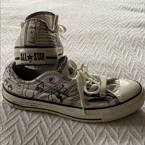 Converse All Star Vintage Kurt Cobain Collab Sneakers Shoes Collectors Limited